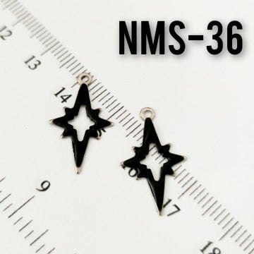 NMS-36 Nikel Kaplama Siyah Mineli Yıldız
