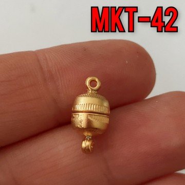 MKT-42 8 mm 24 Ayar Mat Altın Kaplama Top Mıknatıs