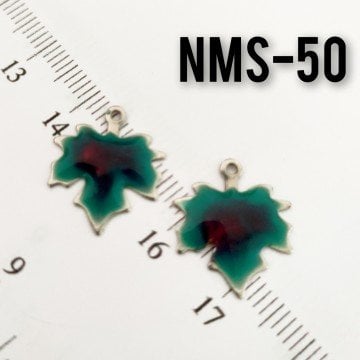NMS-50 Nikel Kaplama Yeşil - Mor Mineli Yaprak