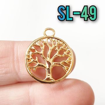 SL-49 Lak Altın Kaplama Hayat Ağacı Sallantı