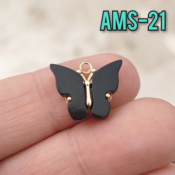 AMS-021 Altın Kaplama Sedefli Kelebek