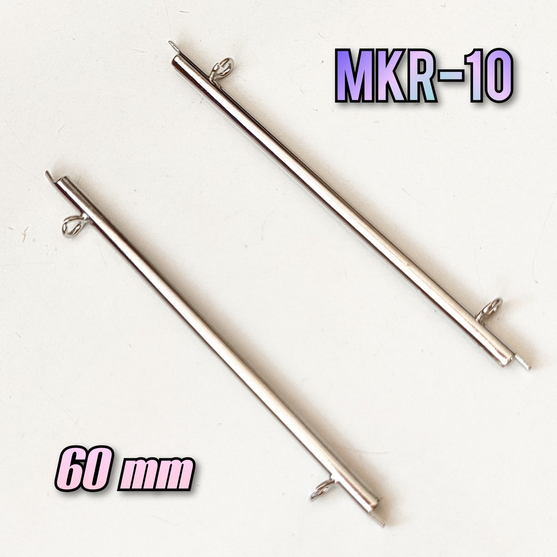 MKR-10 Orjinal Miyuki Korniş Kapama Gümüş Renk 60 mm