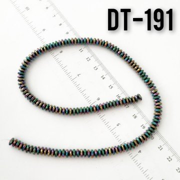 DT-191 Yanar Döner Mor Fasetli Disk Hematit 6 mm