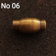 No: 06 - 6 mm Antik Renk Kapsül Mıknatıs Kapama
