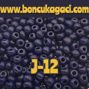 J-12 Lacivert Preciosa Jabloneks Kum Boncuk 8/0 (3mm)