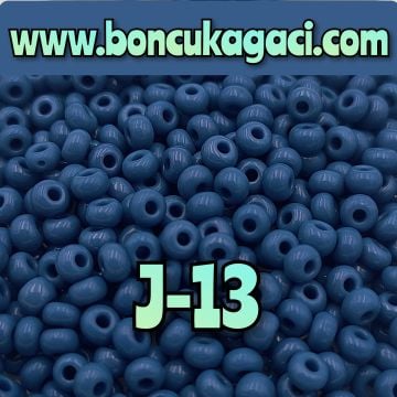 J-13 Petrol Mavi Preciosa Jabloneks Kum Boncuk 8/0 (3mm)