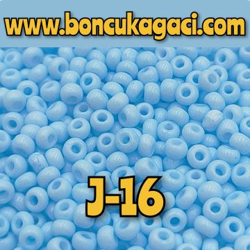 J-16 Bebe Mavi Preciosa Jabloneks Kum Boncuk 8/0 (3mm)