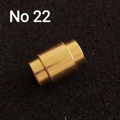 No: 22 - 8 mm Altın Renk Kapsül Mıknatıs Kapama