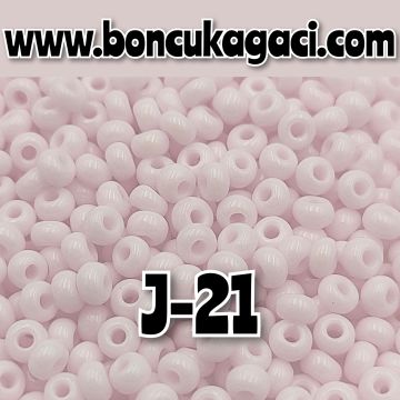 J-21 Soft Pembe Preciosa Jabloneks Kum Boncuk 8/0 (3mm)