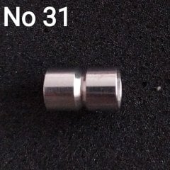 No: 31 - 10 mm Gümüş Renk Kapsül Mıknatıs Kapama
