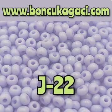 J-22 Soft Lila Preciosa Jabloneks Kum Boncuk 8/0 (3mm)