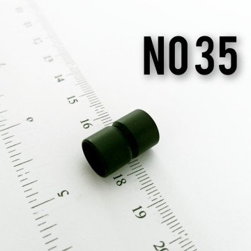 No: 35 - 10 mm Siyah Renk Kapsül Mıknatıs Kapama