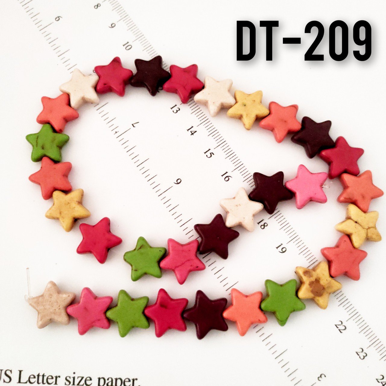 Dt-209 İmitasyon Karışık Renk Yıldız Turkuaz Dizi