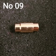 No: 09 - 6 mm Rose Renk Kapsül Mıknatıs Kapama