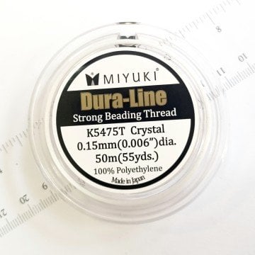 Miyuki Dura-Line Boncuk İpi Beyaz 50 m