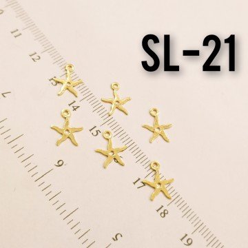 SL-21 Altın Kaplama Küçük Yıldız Sallantı