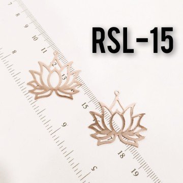 RSL-15 Rose Kaplama Lotus Çiçeği