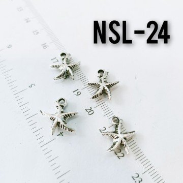 Nsl-24 Boyalı Gümüş Renk Yıldız Sallantı