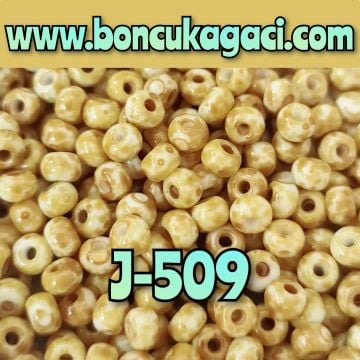 J-509 Picasso Krem Renk Preciosa Jabloneks Kum Boncuk 6/0 (4mm)