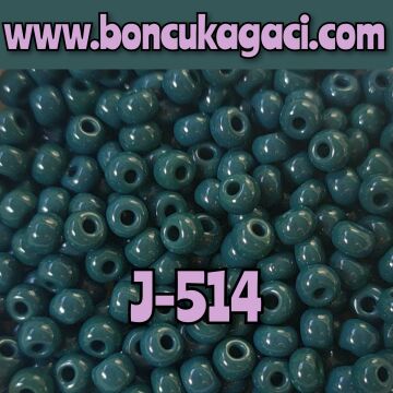 J-514 Koyu Yeşil Preciosa Jabloneks Kum Boncuk 6/0 (4mm)