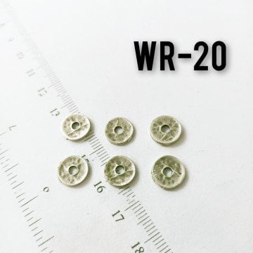Wr-20 Gümüş Kaplama Wrap Düğmesi 10 mm