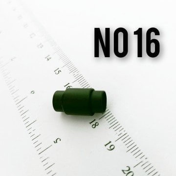 No: 16 -  7 mm Siyah Renk Kapsül Mıknatıs Kapama