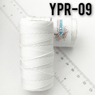 YPR-09 Beyaz Renk Paraşüt İpi , Dove İp 1 mm