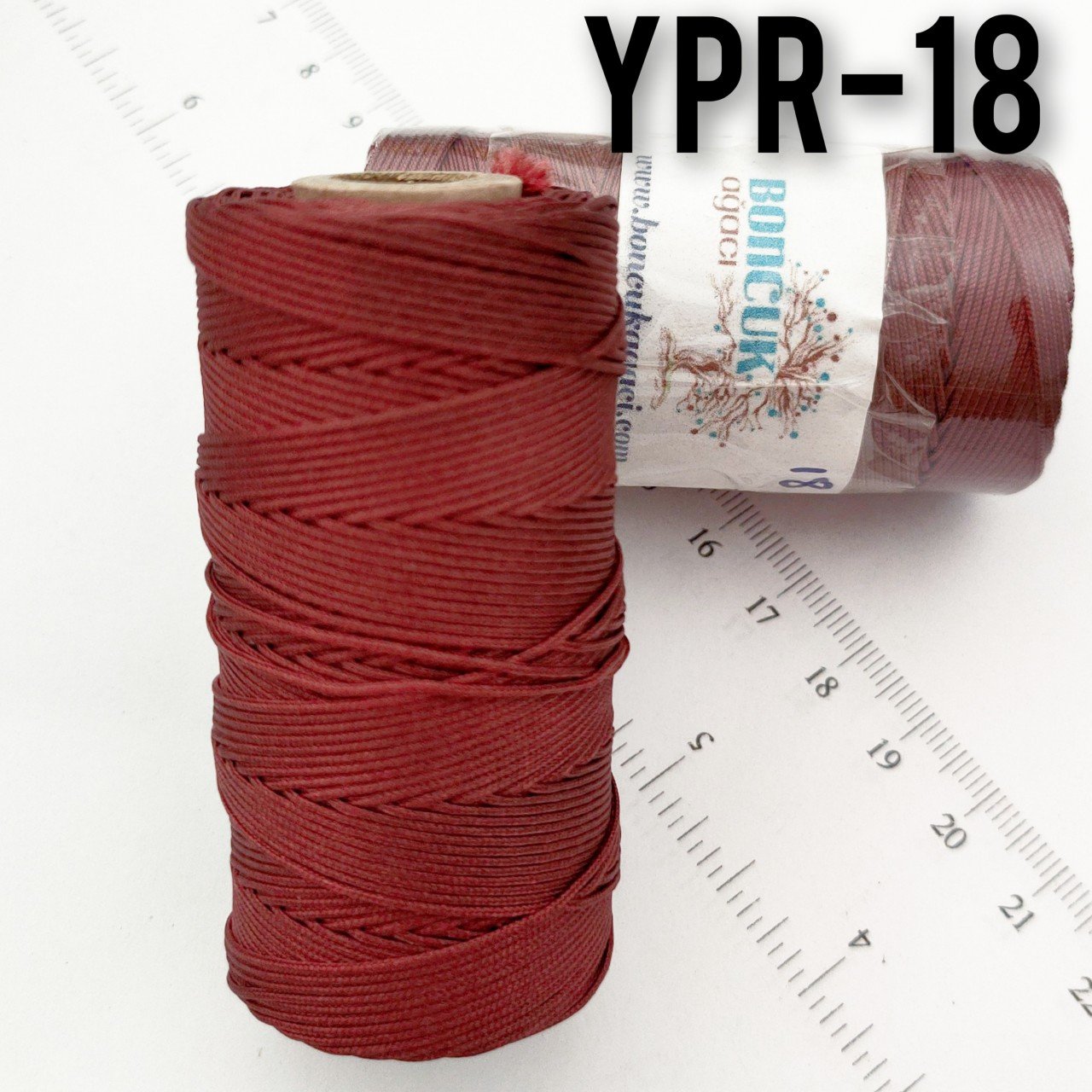 YPR-18 Bordo Renk Paraşüt İpi , Dove İp 1 mm