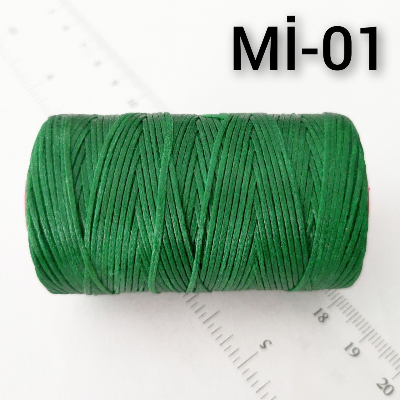 Mi-01 Koyu Yeşil Mumlu İp 1 mm