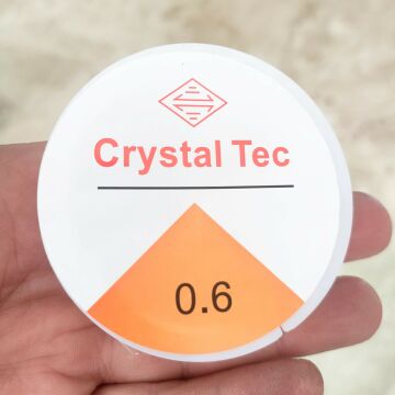 Crystal Tec 0.6 mm Şeffaf Lastikli Misina