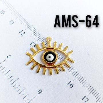 AMS-064 Altın Kaplama Mineli Göz