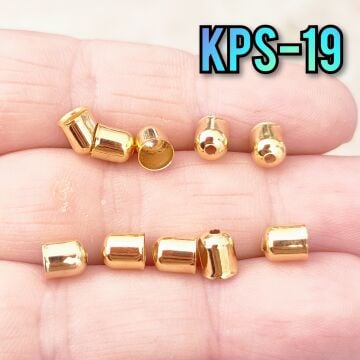 KPS-19 24 Ayar Altın Kaplama Huni Kapama 5 mm