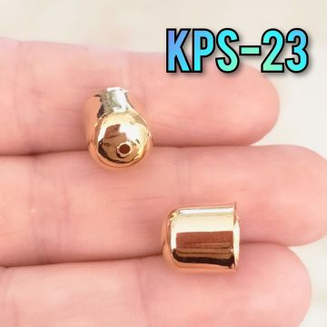 KPS-23 24 Ayar Altın Kaplama Huni Kapama 10 mm