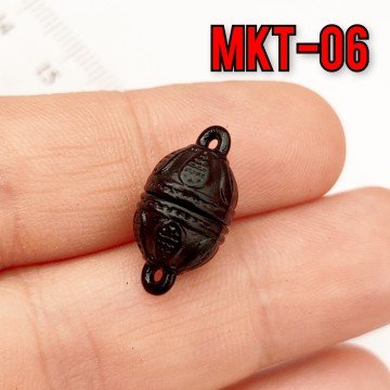 MKT-06 - 10 mm Siyah Renk Top Mıknatıs