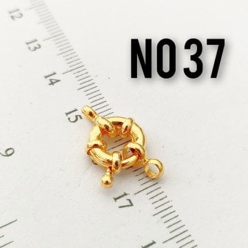 No : 37 24 Ayar Altın Kaplama Gemici Kilit 11 mm