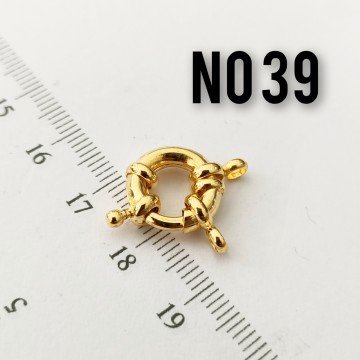 No : 39 24 Ayar Altın Kaplama Gemici Kilit 13 mm