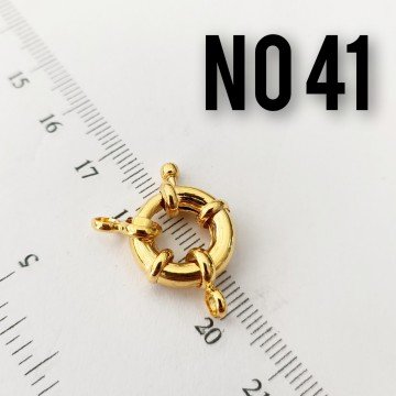 No : 41 24 Ayar Altın Kaplama Gemici Kilit 15 mm