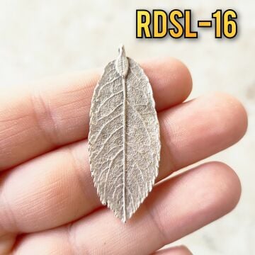 RDSL-16 Gümüş Kaplama Pirinç Yaprak Sallantı