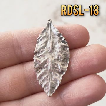 RDSL-18 Gümüş Kaplama Pirinç Yaprak Sallantı