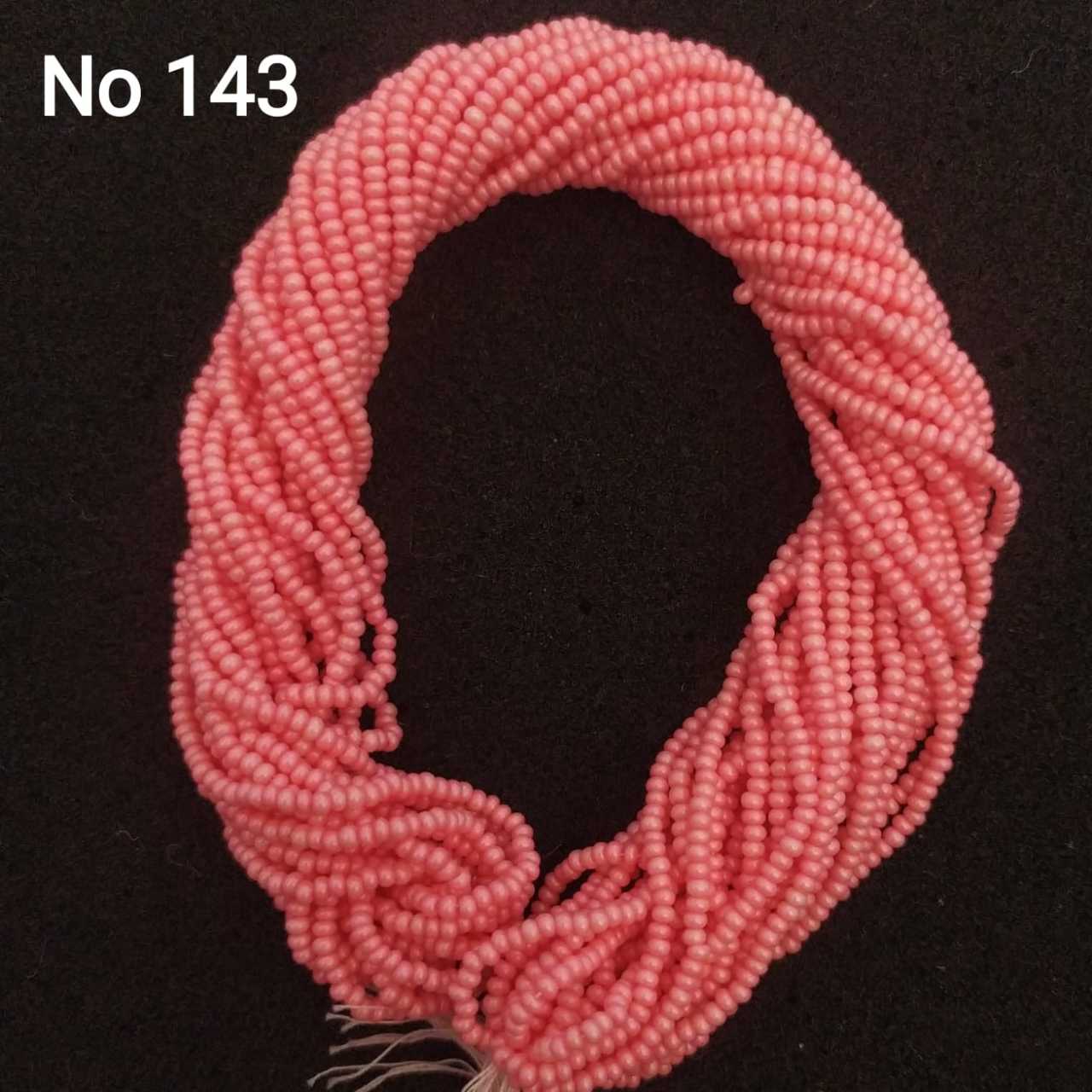 No: 143 Mat (opak) Şeker Pembe Preciosa Dizi Kum Boncuk 11/0