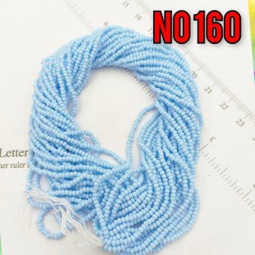 No: 160 Mat (opak) Bebe Mavi Preciosa Dizi Kum Boncuk 11/0