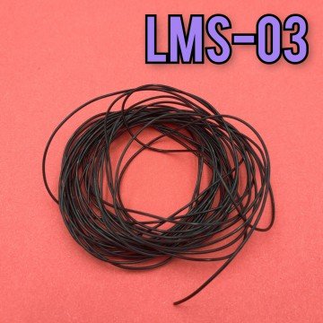 LMS-03 0.8 mm Siyah Lastikli Misina 5 metre