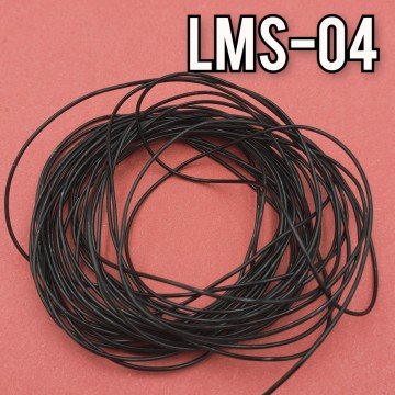 LMS-04 1 mm Siyah Lastikli Misina 5 metre