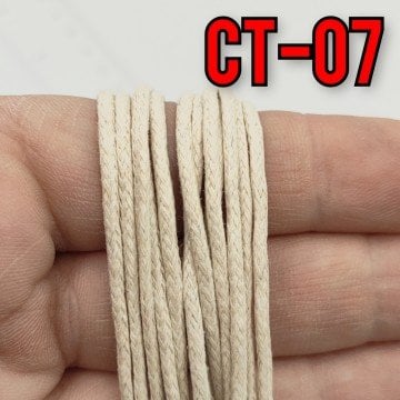 CT-07 Kırık Beyaz 1.5 mm Koton İp