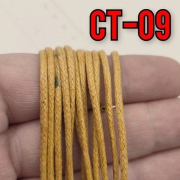 CT-09 Hardal Sarı 1.5 mm Koton İp