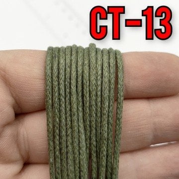CT-13 Kamuflaj Yeşil 1.5 mm Koton İp