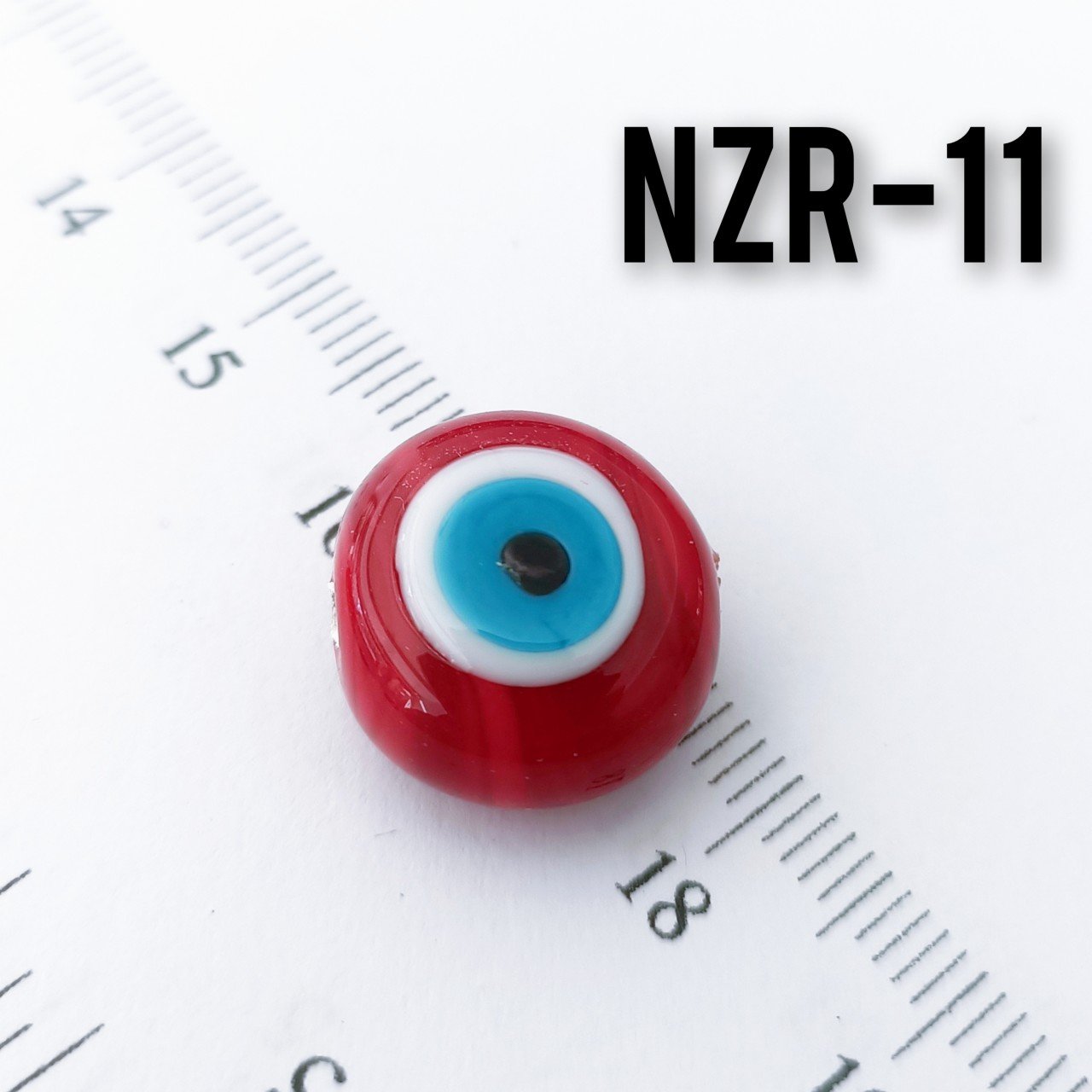 NZR-11  Murano Yassı Dana Gözü Boncuk