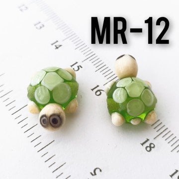 MR-12 Murano El Yapımı Kaplumbağa Açık Yeşil