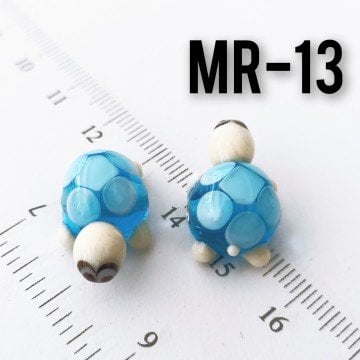 MR-13 Murano El Yapımı Kaplumbağa Açık Mavi