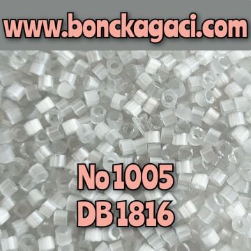 NO:1005 Miyuki Delica Boncuk 11/0 DB1816 İpek Saten Boyalı Gri